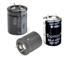 2-Pin Snap in Aluminum Electrolytic Capacitor